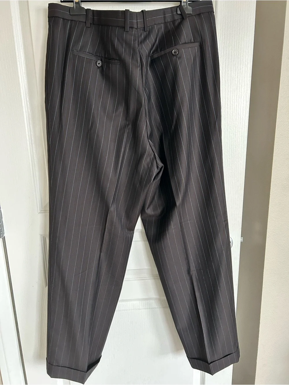 Ermenegildo Zegna y Custom Tailored 2-Piece Suit dark grey– Wool & Silk